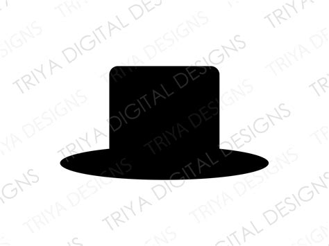 Top Hat Svg Cut File Hat Cap Magician Hat Svg Png Top Hat Clip Art