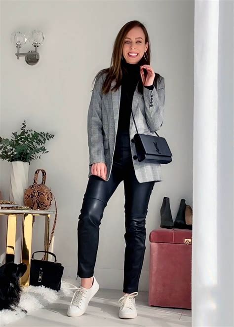 10 ways to wear leather pants sydne style leather pants outfit leather pants how to style