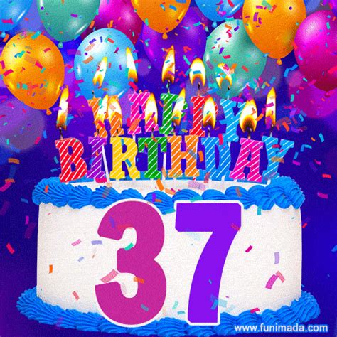 Happy 37th Birthday Animated S