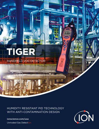 Tiger Xt Ion Science Global Pdf Catalogs Technical Documentation