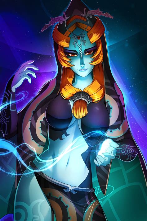 legend of zelda twilight princess art midna in true form twili ruler yamer legend of