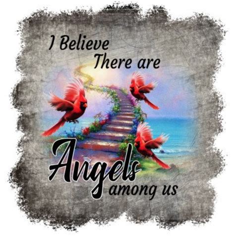 I Believe There Are Angels Among Us Cardinals Hope Love Etsy