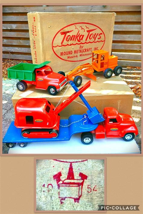 1954 Tonka 775 4 Road Builders Set And Box Complete Beautiful All Original Tonka Toys Old