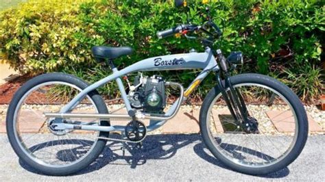 Motorized Bicycle With 49cc Huasheng 4 Stroke Motor Custom Built Ready