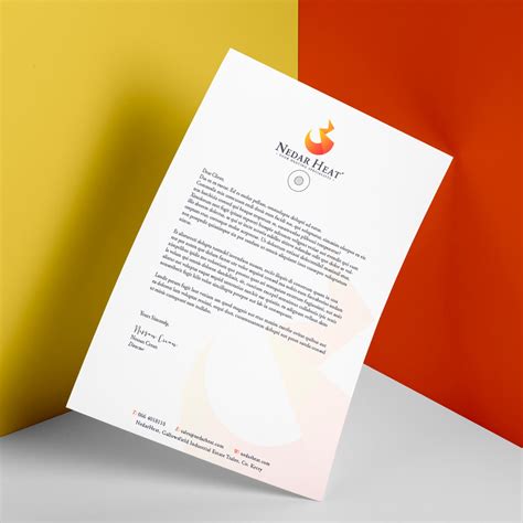 I don't know what does the word headed in the phrase letter headed paper mean. Letterheads - Headed Paper Printing | PremierDisplays.ie