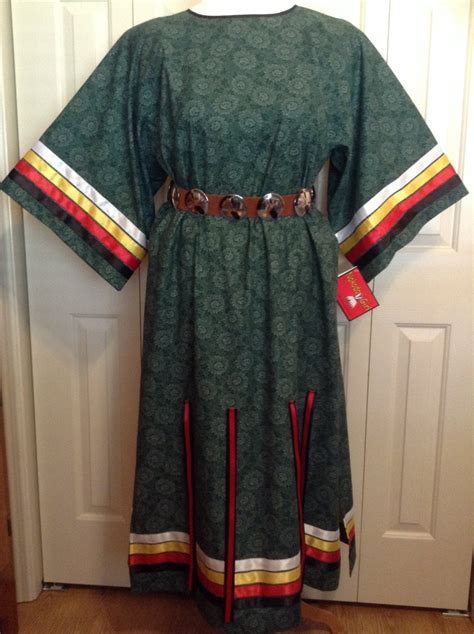Native American Regalia Nakoda Made Pow Wow Ribbon Dress
