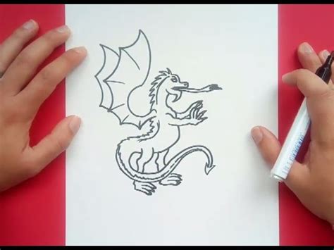 Como Dibujar Un Dragon Paso A Paso 16 How To Draw One Dragon 16
