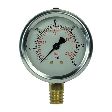 Business Industrie NEW CFN Compound Gauge Filled A T Vac Psi SS In EN