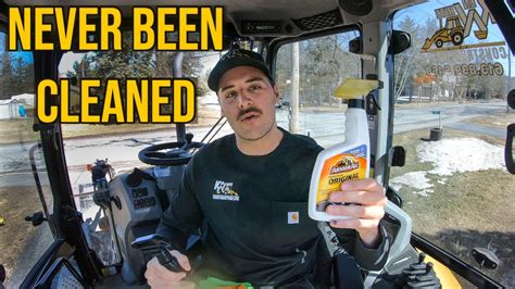 Detailing And Disinfecting My Backhoe Cab Youtube