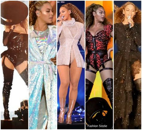 Beyoncé Knowles Outfits On Her On The Run Ii World Tour