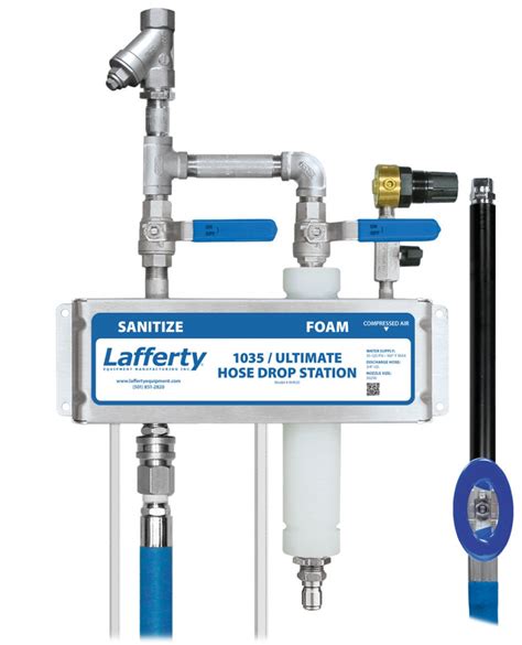 1035 Sanitize Ultimate Foam Hose Drop Station Lafferty Equipment