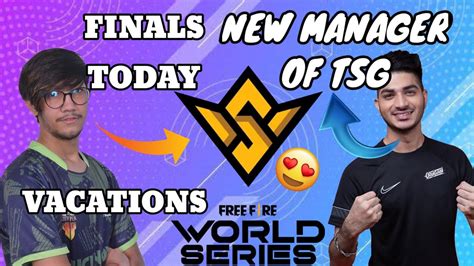 Pahadi Gaming On Vacations Tsg New Manager 😍 World Series Finals