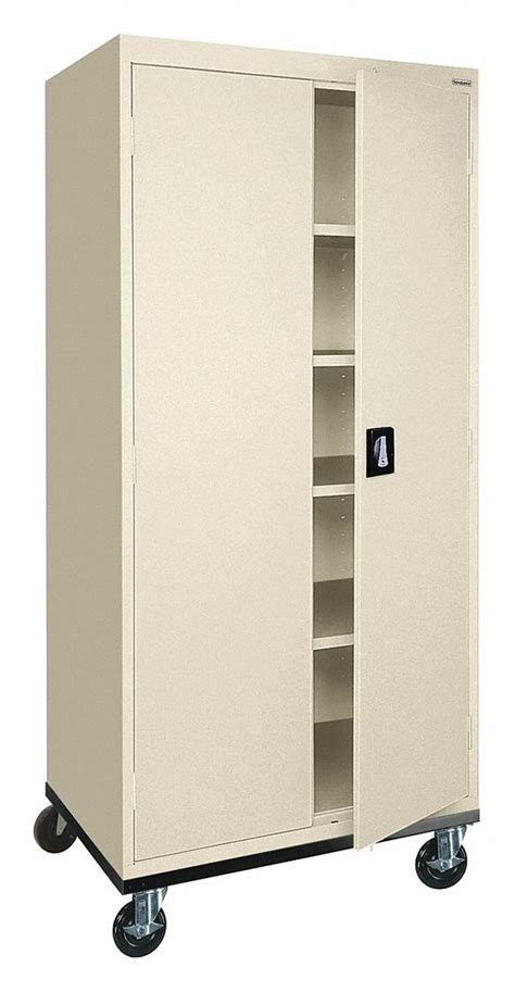 Sandusky Commercial Storage Cabinet Putty 78 In H X 36 In W X 24 In D Assembled 9evr6