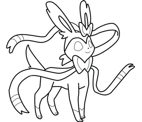 Pokemon Sylveon Coloring Pages Pokemon Coloring Pages Pokemon