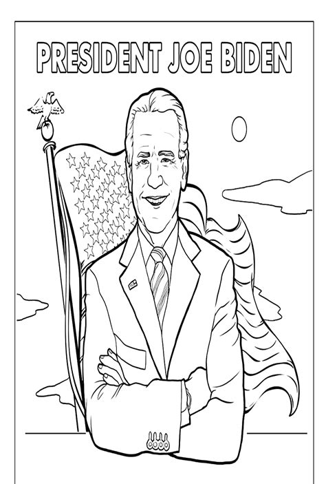 Joe Biden Coloring Pages Free Printable Coloring Pages