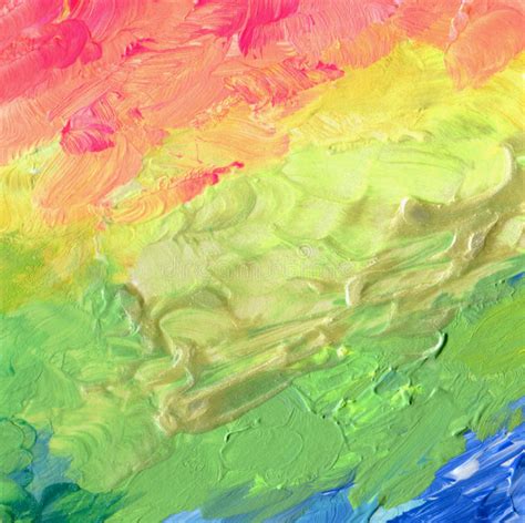 Abstract Color Acrylic Brush Strokes Paint Stock Photo Image Of