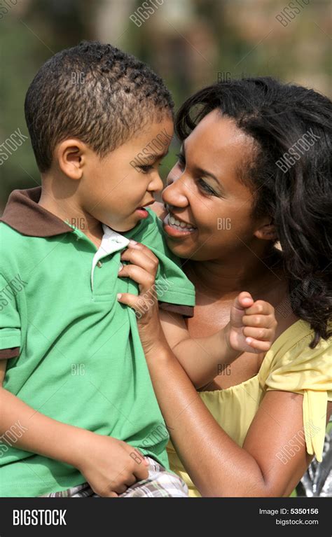 African American Mother Son Image And Photo Bigstock