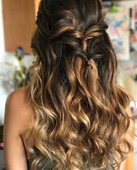 Using hairspray, pomade, or hair gel (for a more wet look), slick the hair down and ensure that the part will hold. Bridesmaid hair | Bridesmaid hair, Long hair styles, Hair ...