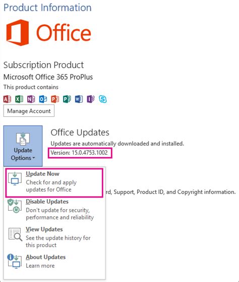 Microsoft Office 365 Check For Updates Hooliboom