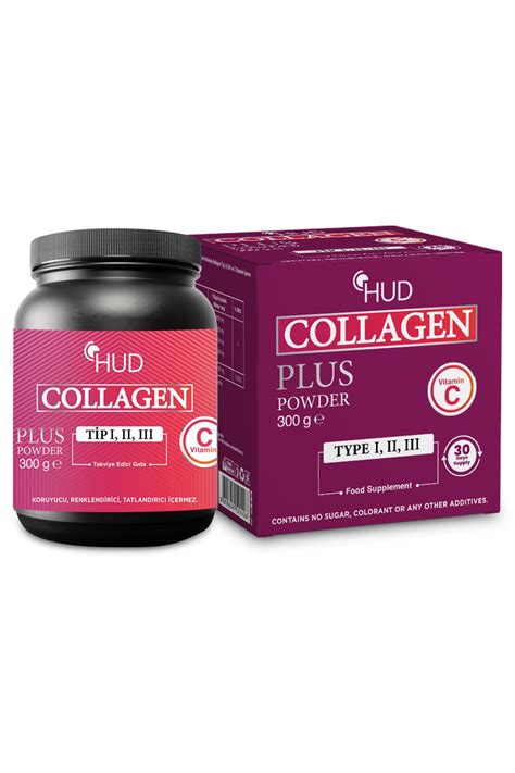 Hud Collagen Plus Powder 300 Gr Tip 1 Tip 2 Tip 3 Toz Kolajen