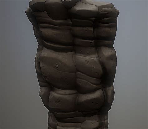 3d Rock Sculpts Sculpted In Zbrush Textur Work In Photoshop