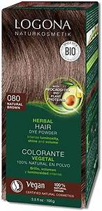 Logona Herbal Hair Color Powder 080 Natural Brown Amazon Co Uk