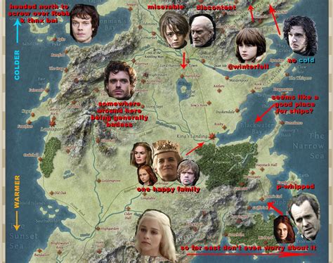 Toutes les cartes pour mieux se repérer dans la série. Game of Thrones. Lmao the best map description