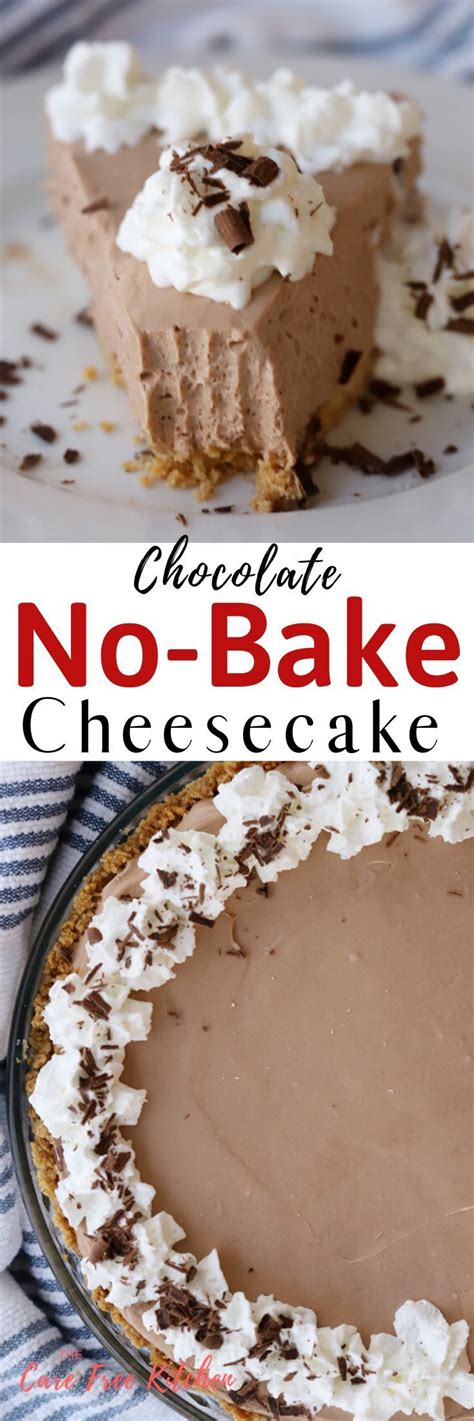 Copycat cheesecake factory's chocolate mousse cheesecake recipe. This easy No-Bake Chocolate Cheesecake Recipe is an easy ...