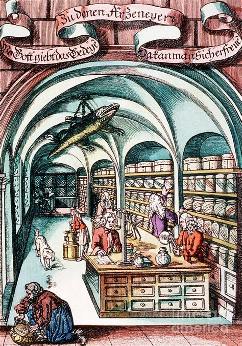 18th Century Pharmacy Photograph By National Library Of Medicine