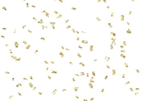 Gold Confetti Png Transparent Free Vector Download 2020