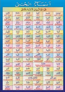 Daftar Nama Allah Asmaul Husna Teks Arab Latin Dan Artinya Sejuta