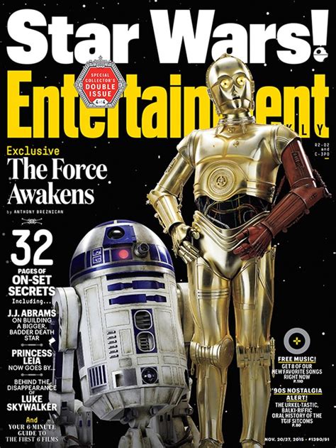 Entertainment Weekly Nov 21 27 2015 4 Of 4 From Star Wars The