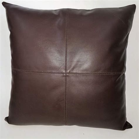 Hidengo 100 Lambskin Leather Pillow Cover Sofa Cushion
