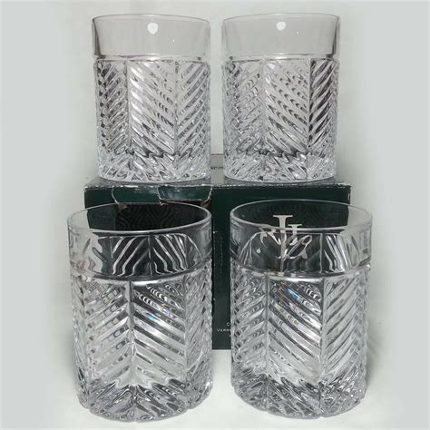 The best whiskey glasses help elevate your drinking experience. Ralph Lauren #crystal Herringbone whiskey Double Old ...