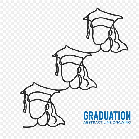 Abstract Line Drawing Vector Art Png Abstract Line Drawing Graduates