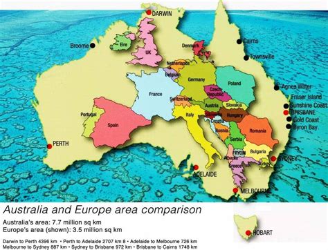 Australia Europe Size Comparison Get A Look At This