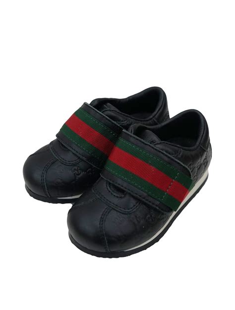 Guccissima Velcro Web Detail Shoes Styleforless