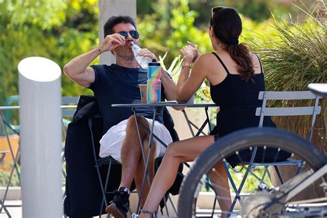 Lauren Silverman And Simon Cowell At A Bike Ride In Malibu 08062022