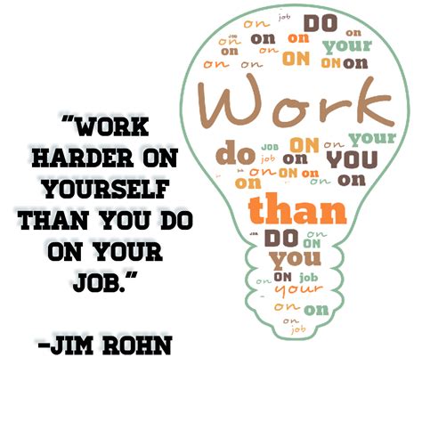 Work Harder On Yourself Than You Do On Your Job 10801080 Jim Rohn