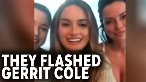 Women Who Flashed Gerrit Cole Talk Youtube