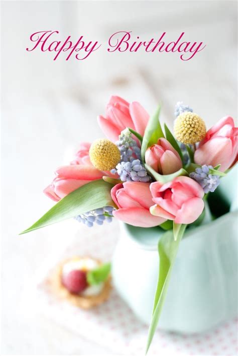 Happy Birthday Spring Flowers Images Deamory Otrasadicciones