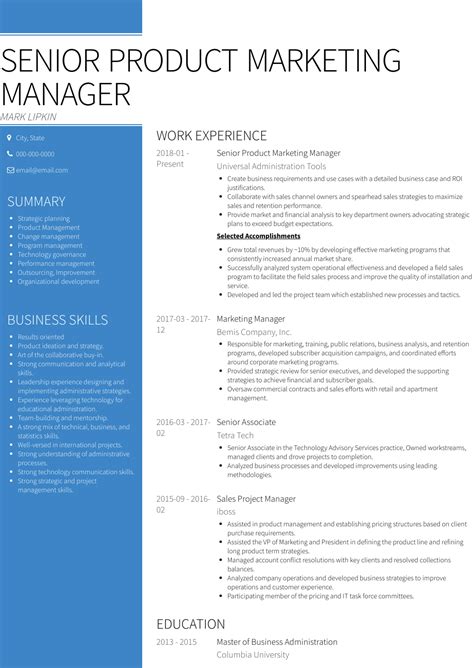 It puts the right things in the right order for a winning launch. Product manager resume builder March 2021
