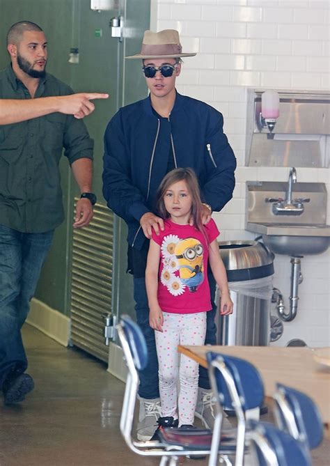 Justin Bieber Takes Little Sister Jazmyn Bieber To Duffs Cakemix