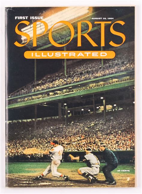 Original First Issue Sports Illustrated Magazine From August 16 1954