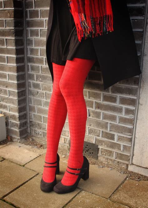 41 Best Images About Red Tights On Pinterest Tights Black Heels And