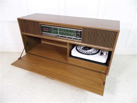 Vintage Retro Grundig Stereogram Radio With Bluetooth Record Player