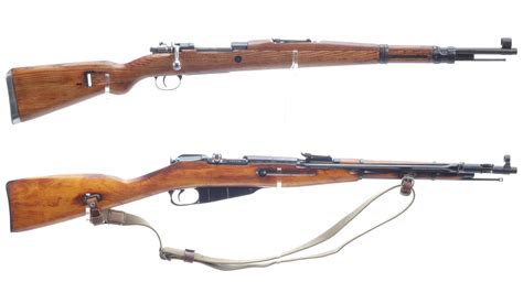 Two Military Longarms A Yugoslavian M48 Bolt Action Rifle Rock