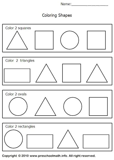 An animated teacher teaches his class about shapes using a short music video. triangle worksheets preschool | Shapes Worksheets For For ...