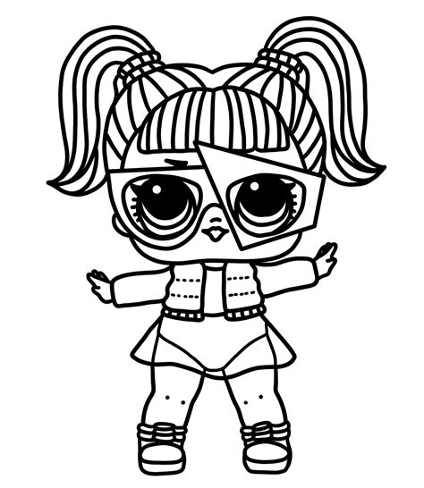 Queen Bee Lol Doll Coloring Page Coloring Pages Lol Surprise Sparkle