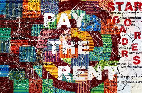 Pay The Rent 2009 By Richard Bell Art Gallery Of Nsw
